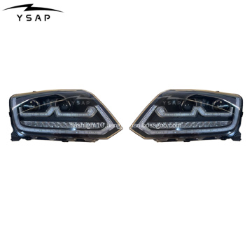 Factory price 08-15 Amarok LED headlights head lamp